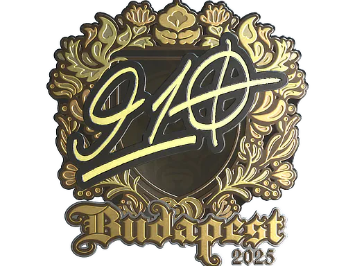 Sticker 910 (Gold) | Budapest 2025 - Preço e onde comprar no CS2