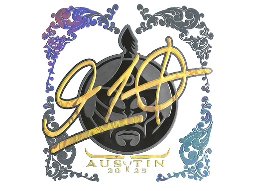 Sticker 910 (Holo) | Austin 2025 - Preço e onde comprar no CS2