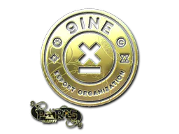 Sticker 9INE (Gold) | Paris 2023 - Preço e onde comprar no CS2