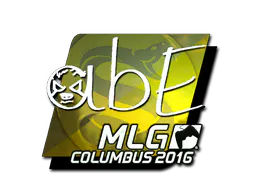 Sticker abE (Foil) | MLG Columbus 2016 - Preço e onde comprar no CS2