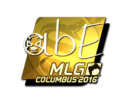 Sticker abE (Gold) | MLG Columbus 2016 - Preço e onde comprar no CS2