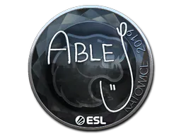 Sticker ableJ (Foil) | Katowice 2019 - Preço e onde comprar no CS2
