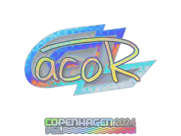 Sticker acoR (Holo) | Copenhagen 2024 - Preço e onde comprar no CS2