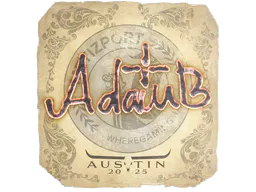 Sticker adamb | Austin 2025 - Preço e onde comprar no CS2