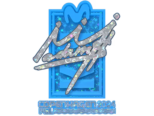 Sticker adamS (Glitter) | Copenhagen 2024 - Preço e onde comprar no CS2