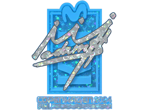 Sticker adamS (Glitter) | Copenhagen 2024 - Preço e onde comprar no CS2