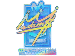 Sticker adamS (Holo) | Copenhagen 2024 - Preço e onde comprar no CS2
