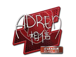 Sticker AdreN | Atlanta 2017 - Preço e onde comprar no CS2