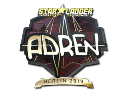 Sticker AdreN (Gold) | Berlin 2019 - Preço e onde comprar no CS2