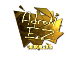 Sticker AdreN (Gold) | Cologne 2016 - Preço e onde comprar no CS2