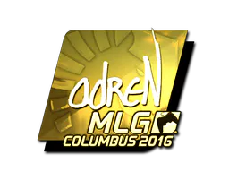 Sticker adreN (Gold) | MLG Columbus 2016 - Preço e onde comprar no CS2