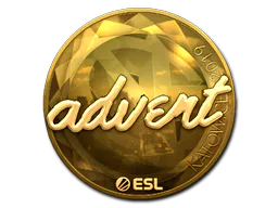 Sticker advent (Gold) | Katowice 2019 - Preço e onde comprar no CS2