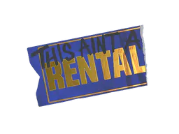 Sticker Ain't A Rental (Foil) - Preço e onde comprar no CS2