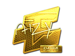 Sticker aizy (Gold) | Atlanta 2017 - Preço e onde comprar no CS2