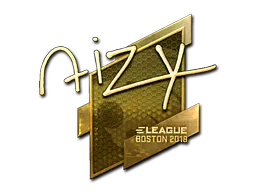 Sticker aizy (Gold) | Boston 2018 - Preço e onde comprar no CS2