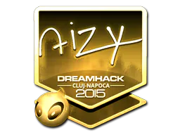 Sticker aizy (Gold) | Cluj-Napoca 2015 - Preço e onde comprar no CS2