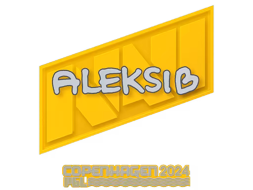 Sticker Aleksib | Copenhagen 2024 - Preço e onde comprar no CS2