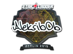 Sticker Aleksib (Foil) | Berlin 2019 - Preço e onde comprar no CS2