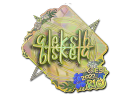 Sticker Aleksib (Holo) | Rio 2022 - Preço e onde comprar no CS2