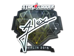 Sticker ALEX (Foil) | Berlin 2019 - Preço e onde comprar no CS2
