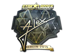 Sticker ALEX (Gold) | Berlin 2019 - Preço e onde comprar no CS2