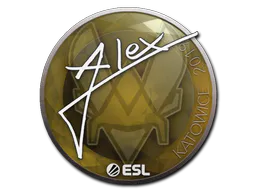Sticker ALEX | Katowice 2019 - Preço e onde comprar no CS2
