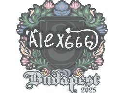 Sticker alex666 | Budapest 2025 - Preço e onde comprar no CS2