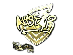 Sticker aliStair (Gold) | Paris 2023 - Preço e onde comprar no CS2