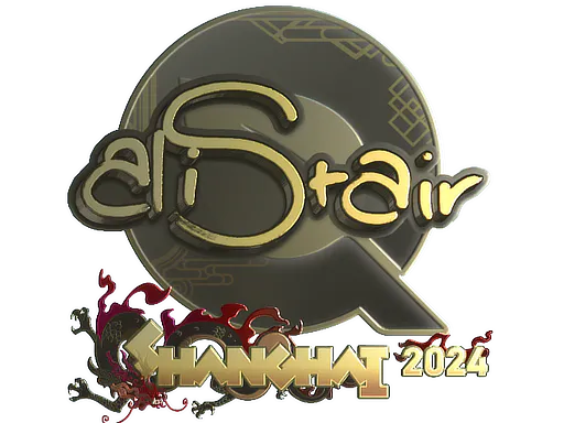 Sticker aliStair (Gold) | Shanghai 2024 - Preço e onde comprar no CS2