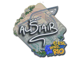 Sticker aliStair | Rio 2022 - Preço e onde comprar no CS2