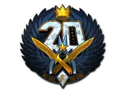 Sticker All Hail the King (Foil) - Preço e onde comprar no CS2