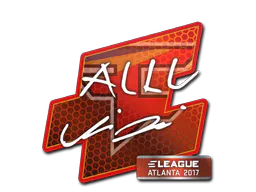 Sticker allu | Atlanta 2017 - Preço e onde comprar no CS2