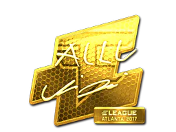 Sticker allu (Gold) | Atlanta 2017 - Preço e onde comprar no CS2