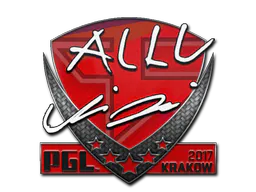 Sticker allu | Krakow 2017 - Preço e onde comprar no CS2
