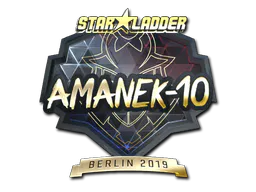 Sticker AmaNEk (Gold) | Berlin 2019 - Preço e onde comprar no CS2