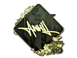 Sticker ANNIHILATION (Gold) | Rio 2022 - Preço e onde comprar no CS2
