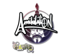 Sticker ANNIHILATION | Paris 2023 - Preço e onde comprar no CS2