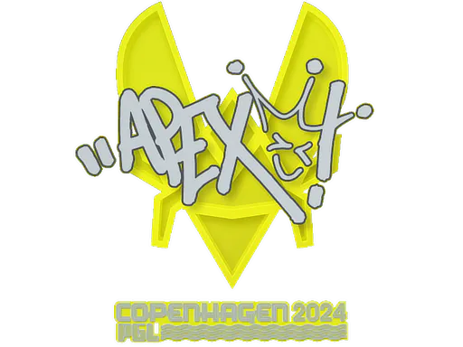 Sticker apEX | Copenhagen 2024 - Preço e onde comprar no CS2