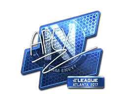 Sticker apEX (Foil) | Atlanta 2017 - Preço e onde comprar no CS2