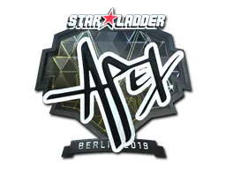 Sticker apEX (Foil) | Berlin 2019 - Preço e onde comprar no CS2