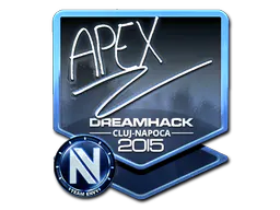 Sticker apEX (Foil) | Cluj-Napoca 2015 - Preço e onde comprar no CS2