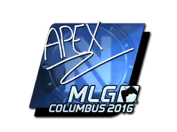 Sticker apEX (Foil) | MLG Columbus 2016 - Preço e onde comprar no CS2
