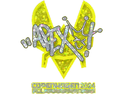 Sticker apEX (Glitter) | Copenhagen 2024 - Preço e onde comprar no CS2