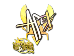 Sticker apEX (Holo, Champion) | Paris 2023 - Preço e onde comprar no CS2