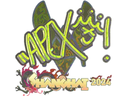 Sticker apEX (Holo) | Shanghai 2024 - Preço e onde comprar no CS2