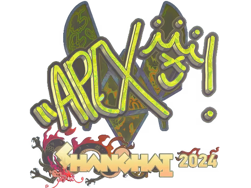 Sticker apEX (Holo) | Shanghai 2024 - Preço e onde comprar no CS2