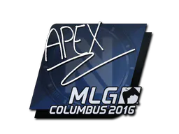 Sticker apEX | MLG Columbus 2016 - Preço e onde comprar no CS2