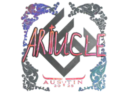 Sticker Ariucle (Holo) | Austin 2025 - Preço e onde comprar no CS2
