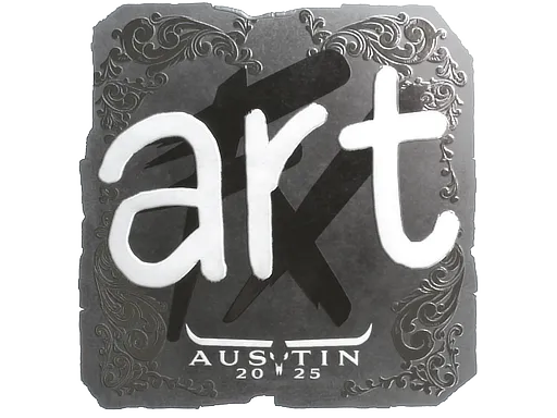 Sticker arT (Foil) | Austin 2025 - Preço e onde comprar no CS2