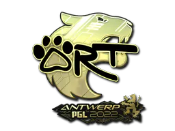 Sticker arT (Gold) | Antwerp 2022 - Preço e onde comprar no CS2